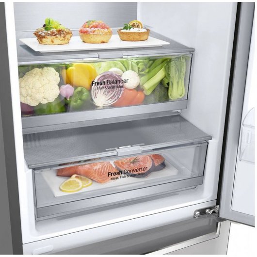 LG GBB72NSQCN Frigorífico Combi C Acero Inoxidable