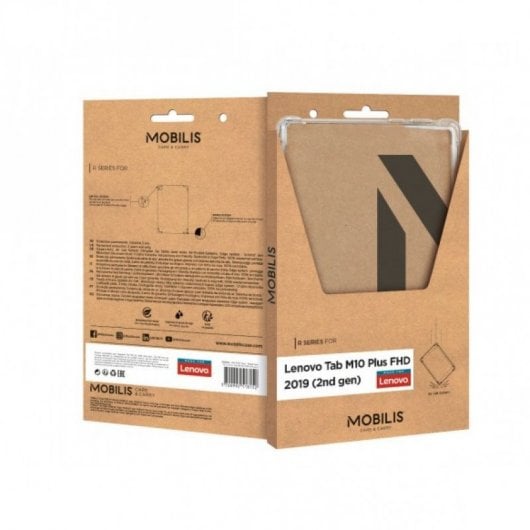 Mobilis R Series Funda Protectora Transparente para Lenovo Tab M10 Plus FHD 2020 10.3'' 2nd gen TBX 606