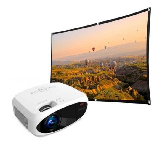 Projecteur Prixton Picasso FullHD 9000 Lumens 210" LED LCD WiFi Smart Portable