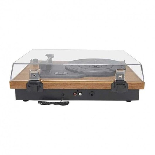 Platenspeler Prixton Studio TS420 10W Bluetooth USB SD Riemaandrijving Hout