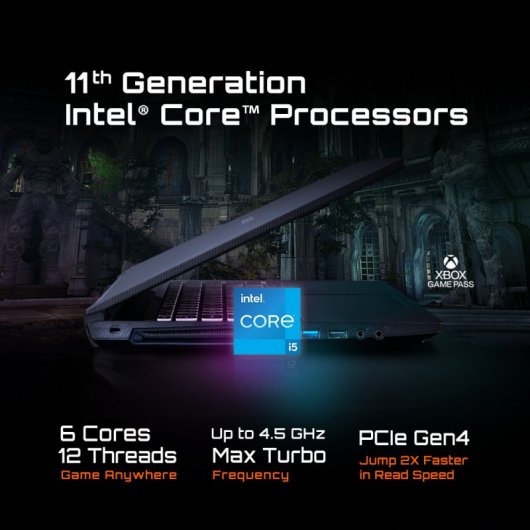 Gigabyte G5 MD-51ES123SD Intel Core i5-11400H/16GB/512GB SSD/RTX 3050Ti/15.6"