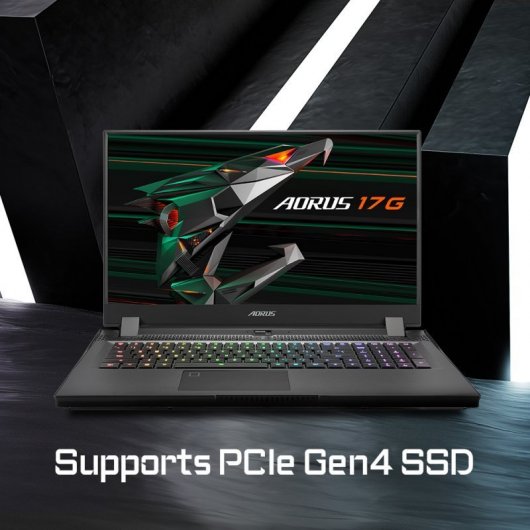 Gigabyte AORUS 17G YD-73ES345SH Intel Core i7-11800H/32GB/512GB SSD/RTX 3080/17.3"