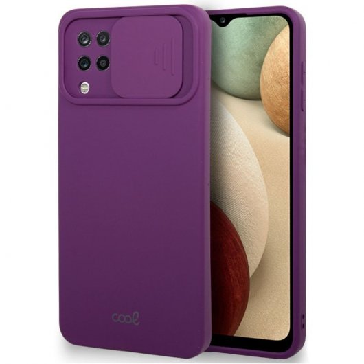 Cool Funda con Protección de Cámara Violeta para Samsung Galaxy A12 / M12