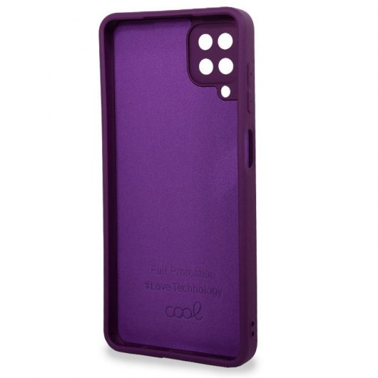 Cool Funda con Protección de Cámara Violeta para Samsung Galaxy A12 / M12
