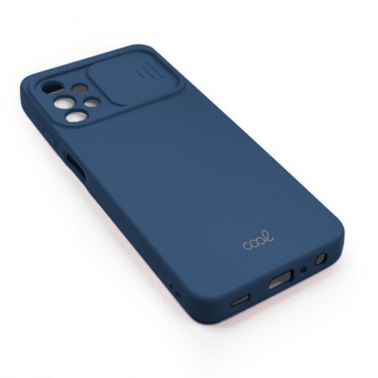 Cool Funda con Protección de Cámara Azul Marino para Samsung Galaxy A32 5G