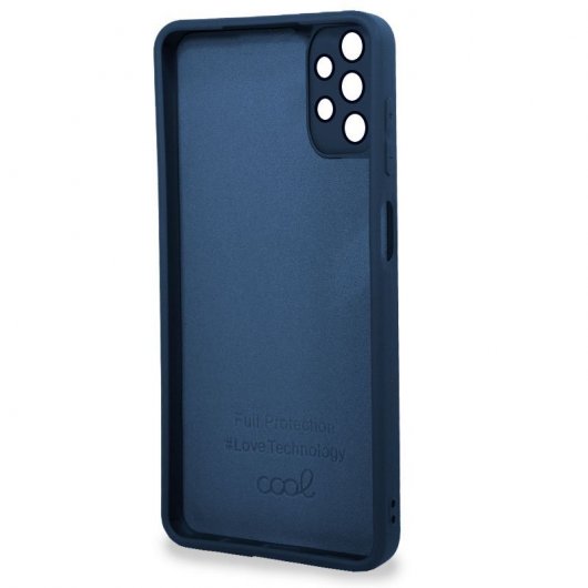 Cool Funda con Protección de Cámara Azul Marino para Samsung Galaxy A32 5G