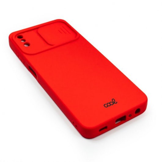 Coque cool avec protection d'appareil photo rouge iPhone X / iPhone XS