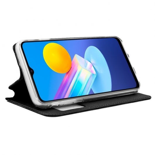 Étui à rabat lisse noir cool pour Vivo Y72 5G