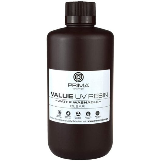 PrimaCreator Value Resina Transparente Lavable al Agua 1000ml