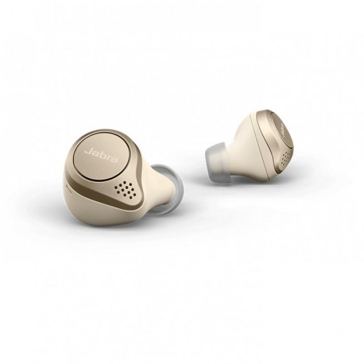 Jabra Elite 75t Auriculares True Wireless Dourado/Bege