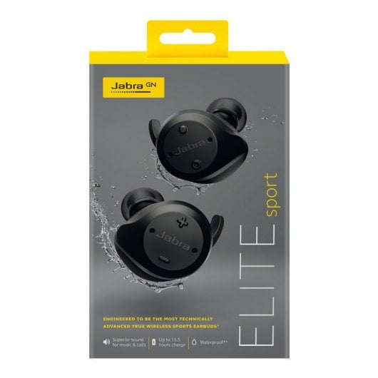 Jabra Elite Sport Cuffie Auricolari Senza filo, Nero, Wireless