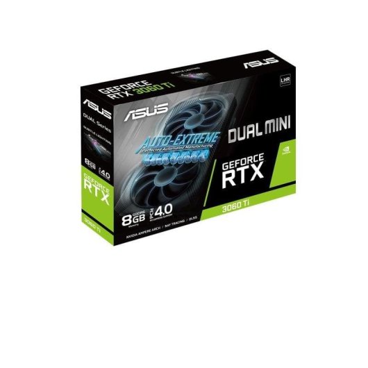 Placa gráfica Asus GeForce RTX 3060 Ti V2 Dual MINI LHR 8GB GDDR6