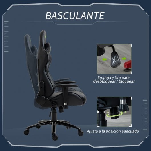 Vinsetto Silla Gaming Negro