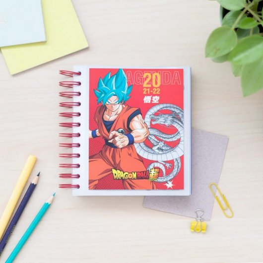 Agenda scolaire 2021/2022 d'Erik Editores Page Dragon Ball de jour moyen