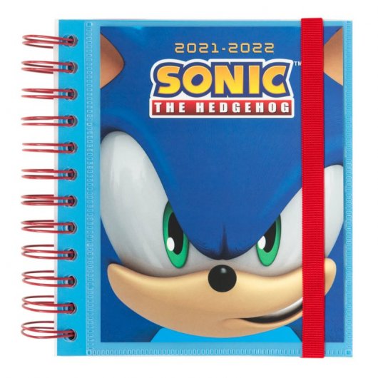 Erik Agenda Escolar 2021/2022 Mediana Día Página Sonic