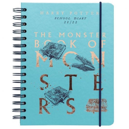 Erik Agenda Escolar 2021/2022 A5 Semana Vista Monster Book Harry Potter