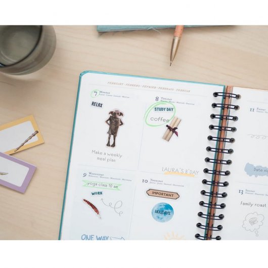 Erik Agenda Escolar 2021/2022 A5 Semana Vista Monster Book Harry Potter