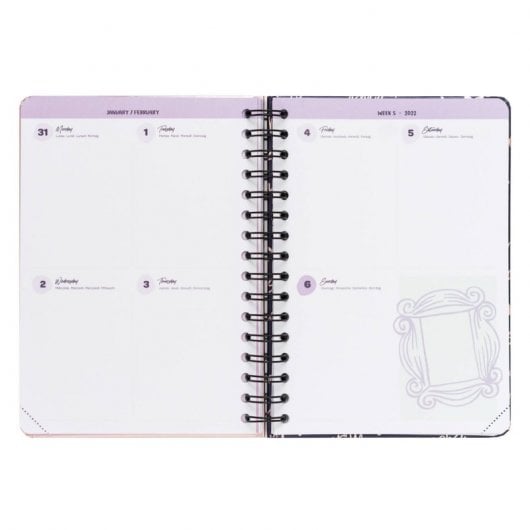 Agenda Scolaire Erik 2021/2022 A5 Semaine Amis