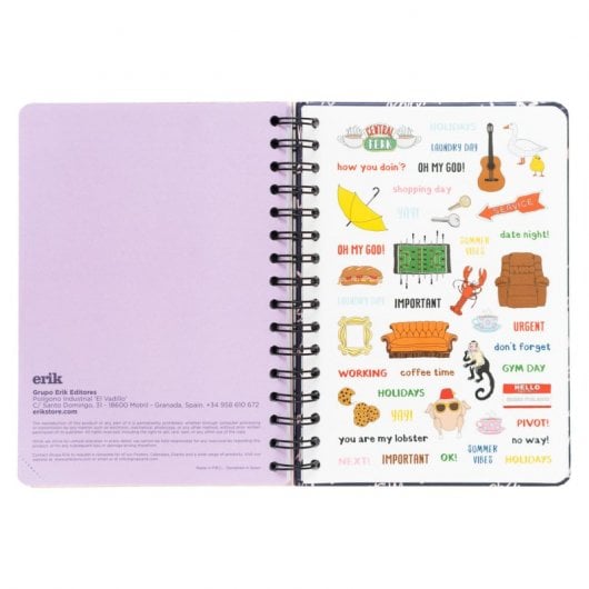 Agenda Scolaire Erik 2021/2022 A5 Semaine Amis