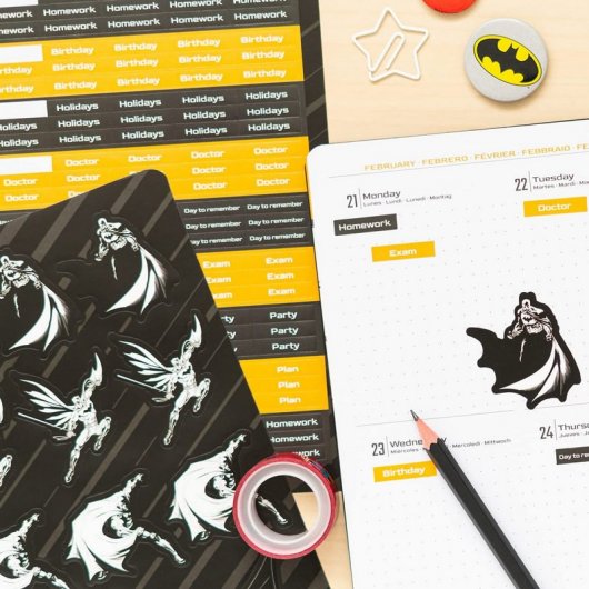 Erik Agenda Escolar 2021/2022 A5 Semana Vista Batman