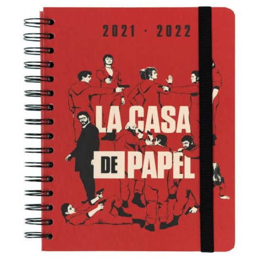 Erik Agenda Escolar 2021/2022 A5 Semana Vista La Casa De Papel