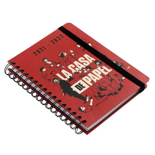 Erik Agenda Escolar 2021/2022 A5 Semana Vista La Casa De Papel