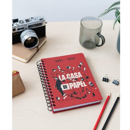 Erik Agenda Escolar 2021/2022 A5 Semana Vista La Casa De Papel