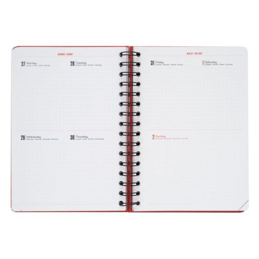 Erik Agenda Escolar 2021/2022 A5 Semana Vista La Casa De Papel