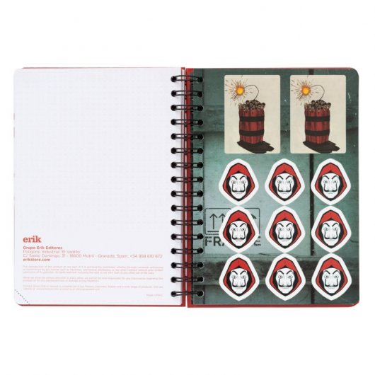 Erik Agenda Escolar 2021/2022 A5 Semana Vista La Casa De Papel