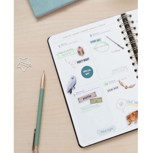 Erik Agenda Escolar 2021/2022 A5 Semana Vista Harry Potter