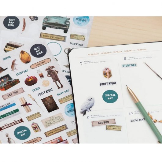 Erik Agenda Escolar 2021/2022 A5 Semana Vista Harry Potter