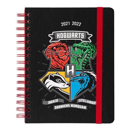 Erik Agenda Escolar 2021/2022 A5 Semana Vista Kalenda Harry Potter