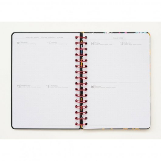 Erik Agenda Escolar 2021/2022 A5 Semana Vista Friends Kalenda