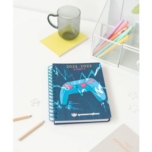 Erik Agenda Escolar 2021/2022 A5 Semana Vista Kalenda Gameration