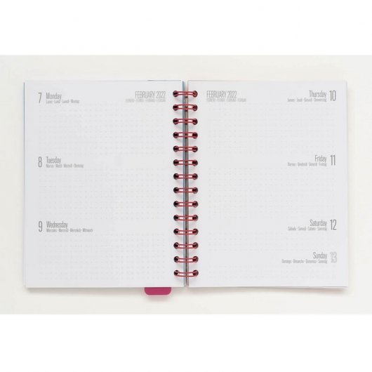 Erik Agenda Escolar 2021/2022 Semana Vista Harry Potter