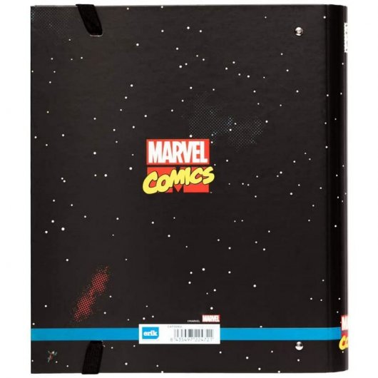 Erik Carpeta Troquelada Premium 4 Anillas Marvel Comics Vengadores