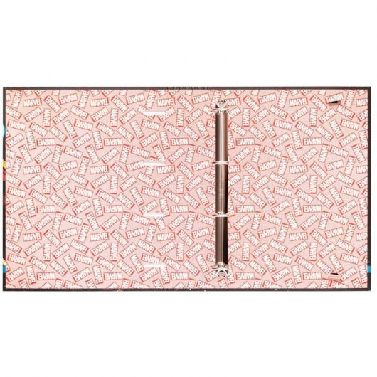 Erik Carpeta Troquelada Premium 4 Anillas Marvel Comics Vengadores