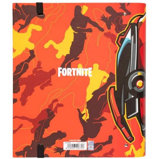 Erik Carpeta Troquelada 4 Anillas Fortnite 2