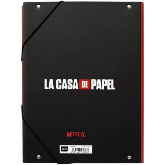 Erik Carpeta Solapas La Casa De Papel