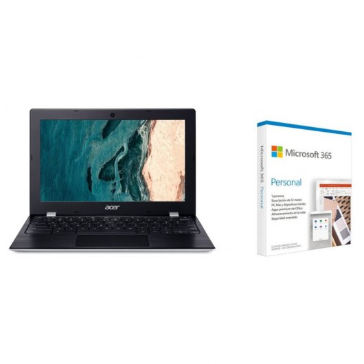 Acer Chromebook 311 Intel Celeron N4020/4GB/32GB eMMC/11.6" + Microsoft 365 Pessoal 1 Utilizador 1 Ano