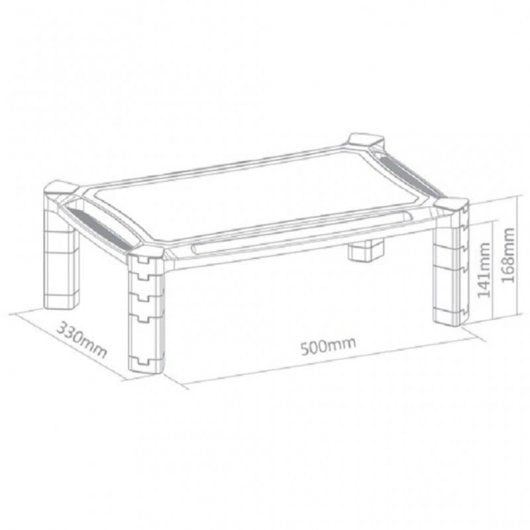 NewStar Soporte Ajustable para Monitor/Portátil hasta 32" Máx 10Kg