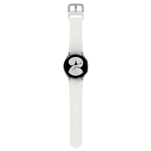 Samsung Galaxy Watch4 4G LTE GPS 40mm AMOLED Argento Cinturino Bianco SpO2 Pulsossimetro