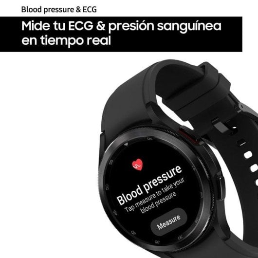 Samsung Galaxy Watch4 Classic 4G GPS NFC 46mm Super AMOLED Noir M/L SpO2 ECG Pulsomètre