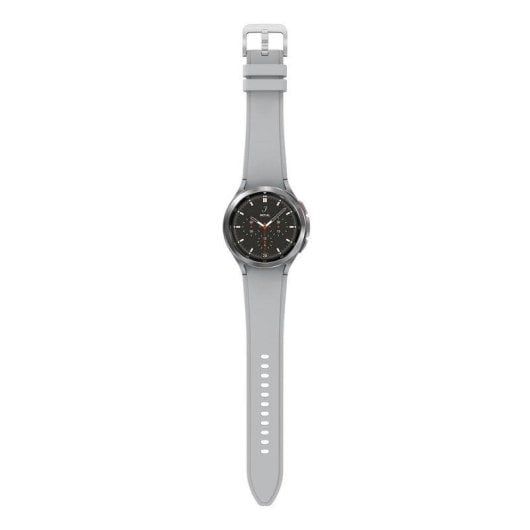 Samsung Galaxy Watch4 Classic 4G 46mm AMOLED Argent LTE GPS Bluetooth Étanchéité 5ATM SpO2