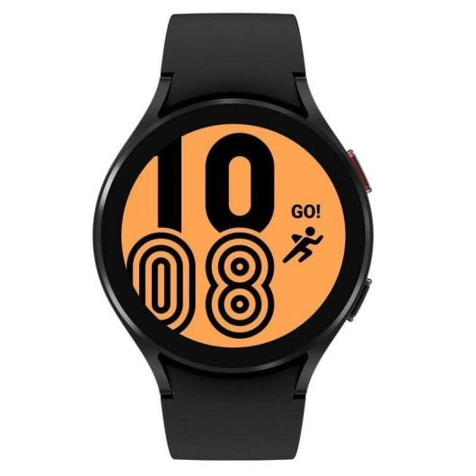 Samsung Galaxy Watch4 Bluetooth GPS NFC 44mm Super AMOLED Preto Resistente à Água 5ATM IP68