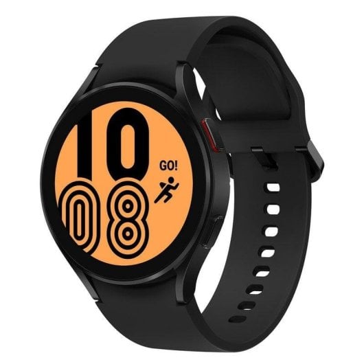 Samsung Galaxy Watch4 Bluetooth GPS NFC 44mm Super AMOLED Preto Resistente à Água 5ATM IP68