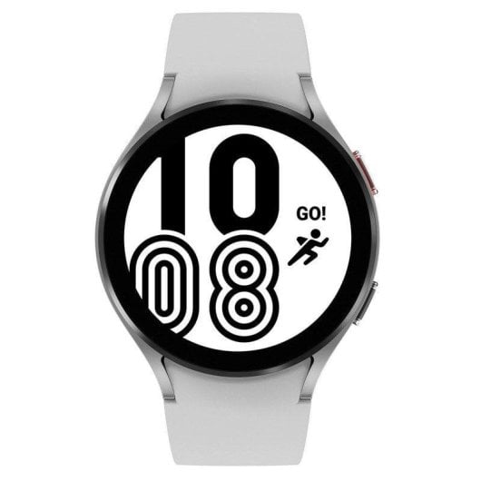 Samsung Galaxy Watch4 Bluetooth 44mm AMOLED Prata Grande SpO2 Pulsómetro Sono