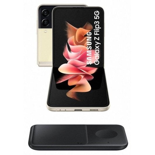 Samsung Galaxy Z Flip3 5G Bege 8GB 256GB 6.7" Design dobrável