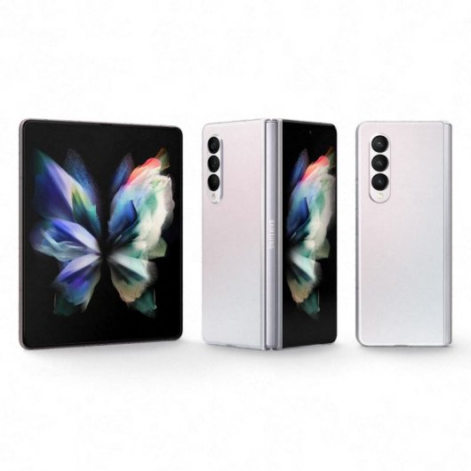 Samsung Galaxy Z Fold3 5G 12GB/256GB 6.2''/7.6'' Prateado + Capa Flip Cover + S Pen + Carregador 25W