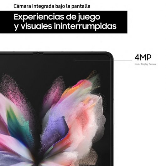 Samsung Galaxy Z Fold3 5G 512GB Plata + Funda Flip Cover + S Pen + Cargador 25W